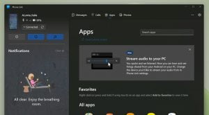 windows 11 telefon bağlantısı ses akışı