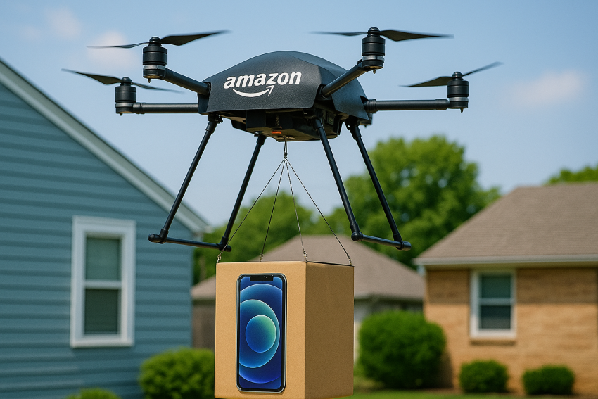 Amazon ABD’de Drone ile iPhone Teslimatına Başladı!
